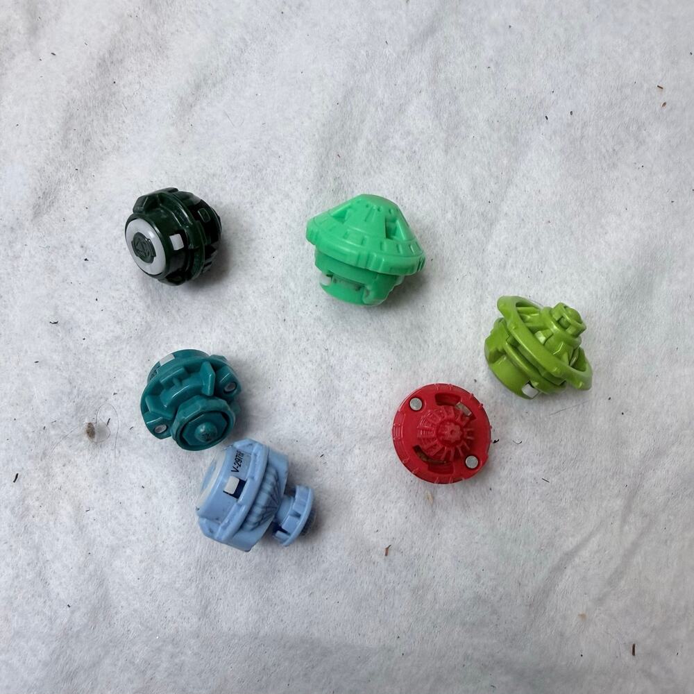 Lot Of 6 Beyblade Performance Tips Drivers Bottom Spinny Parts Bases